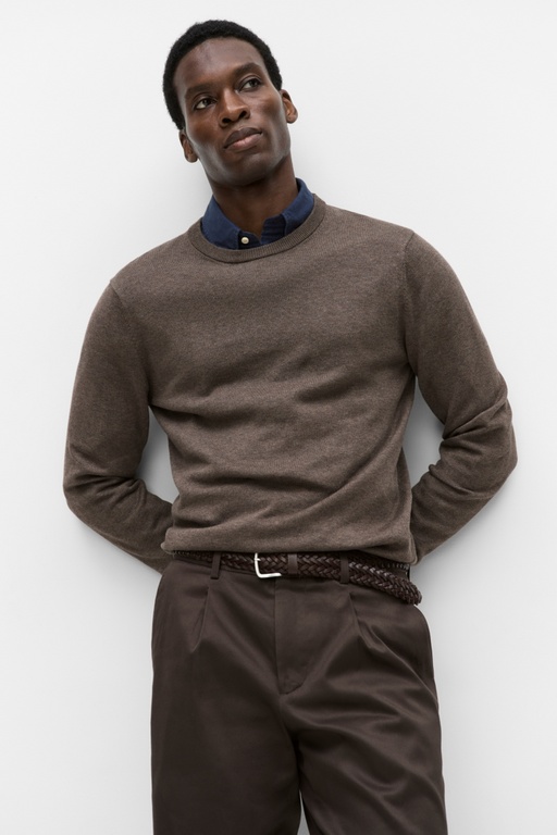Menton knitted sweater Menton knitted sweater TAUPE MEL