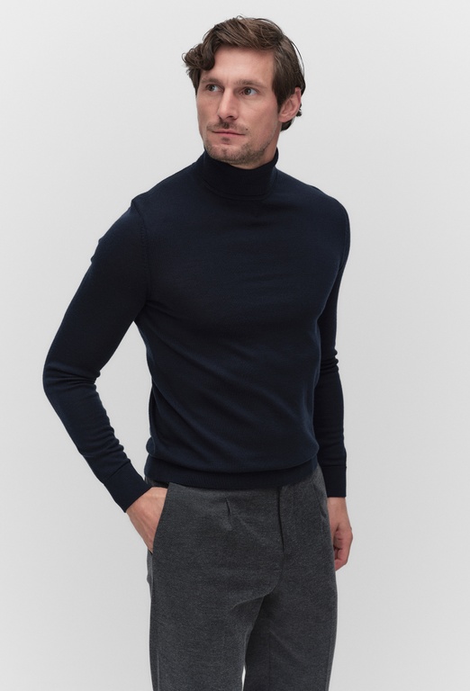 Ossian merino rollneck Ossian merino rollneck DARK NAVY