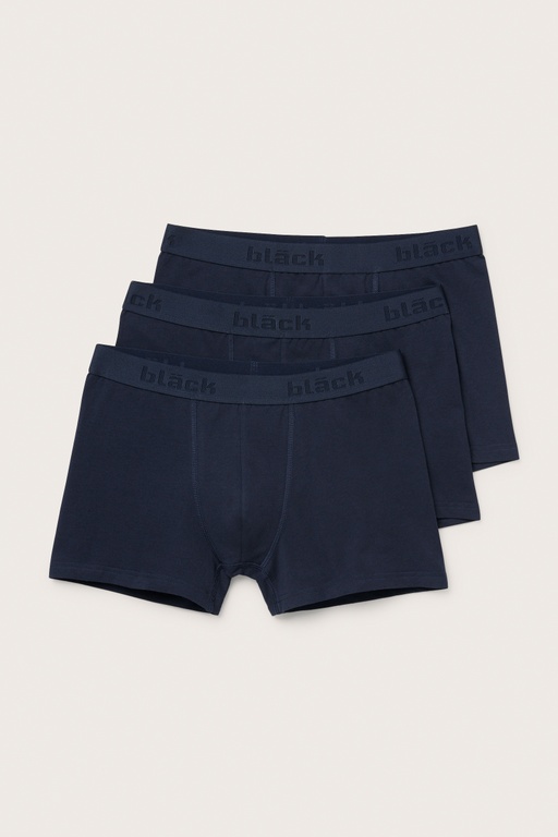 3p cotton boxer brief 3p cotton boxer brief DARK BLUE