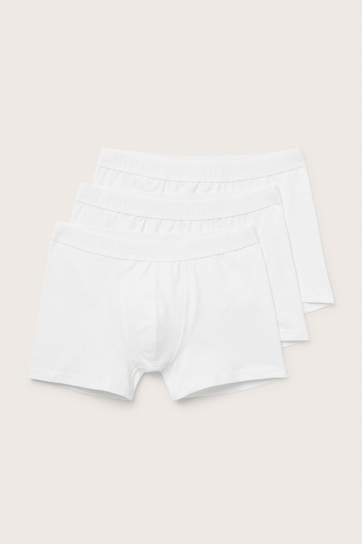 3p cotton boxer brief 3p cotton boxer brief WHITE