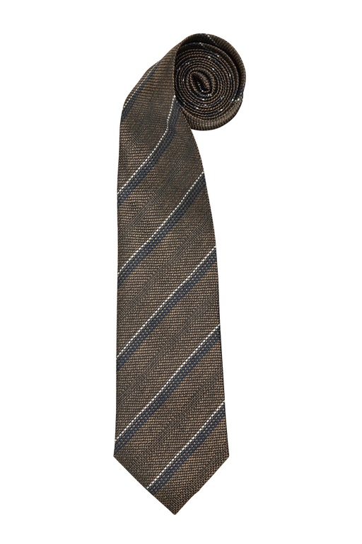 Vincent tie BROWN STRIPE