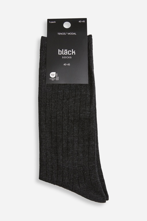 Wigan rib sock DK GREY MELANGE