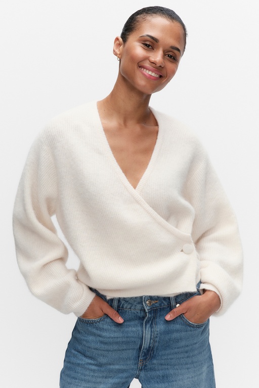 Gabby wrap knit SOFT BEIGE
