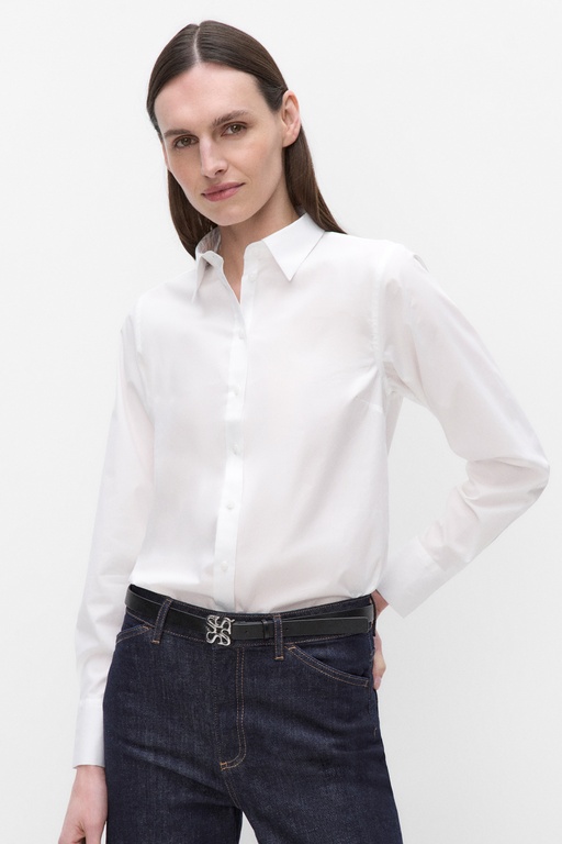 Taylor basic shirt WHITE