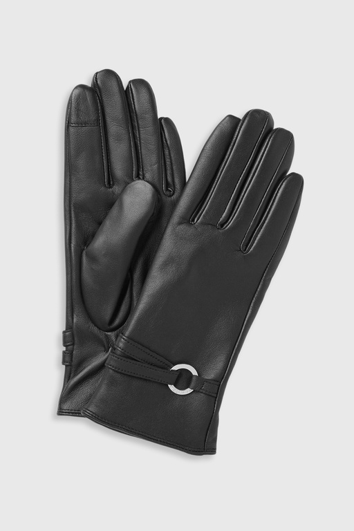 Lou leather glove BLACK