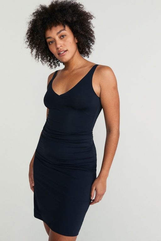 Emma slip skirt BLACK