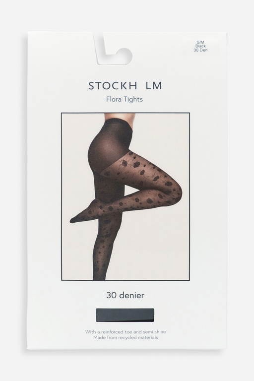 Flora tights BLACK