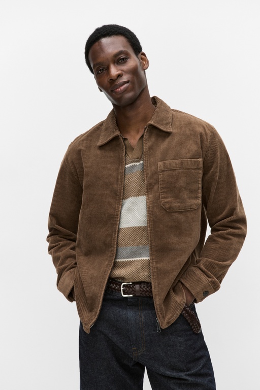 Tom cord overshirt Tom cord overshirt LIGHT BROWN