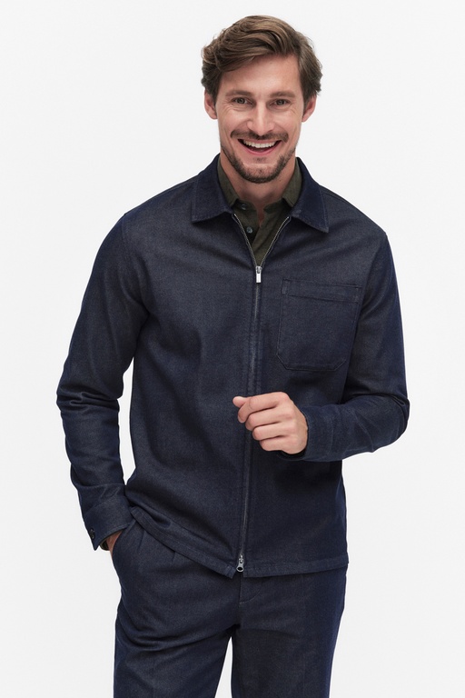 Fraser denim overshirt Fraser denim overshirt DARK BLUE RINSE