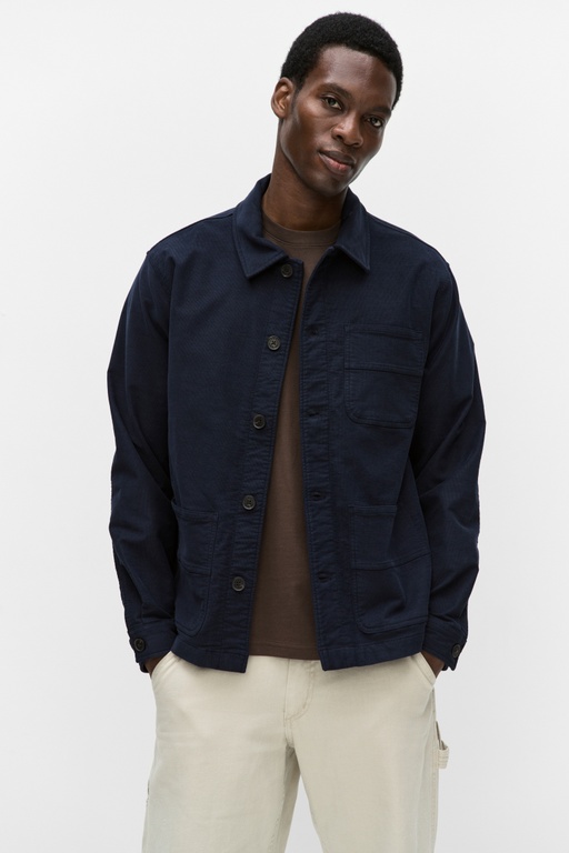 Omar overshirt DARK BLUE