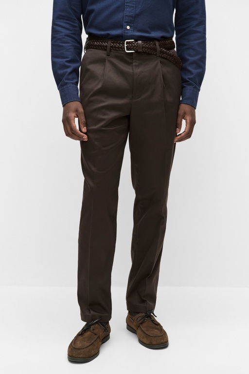 Samuel twill trousers Samuel twill trousers DARK BROWN