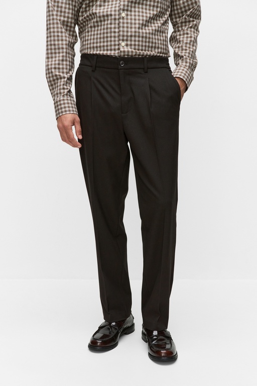 Theo relaxed trousers Theo relaxed trousers DARK BROWN MEL