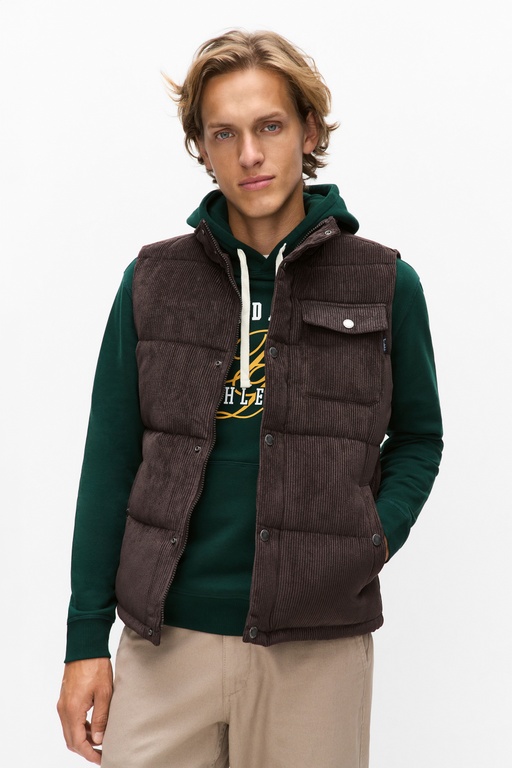 Grant vest DARK BROWN