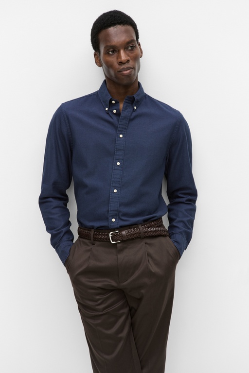 Claude structure shirt DK INDIGO