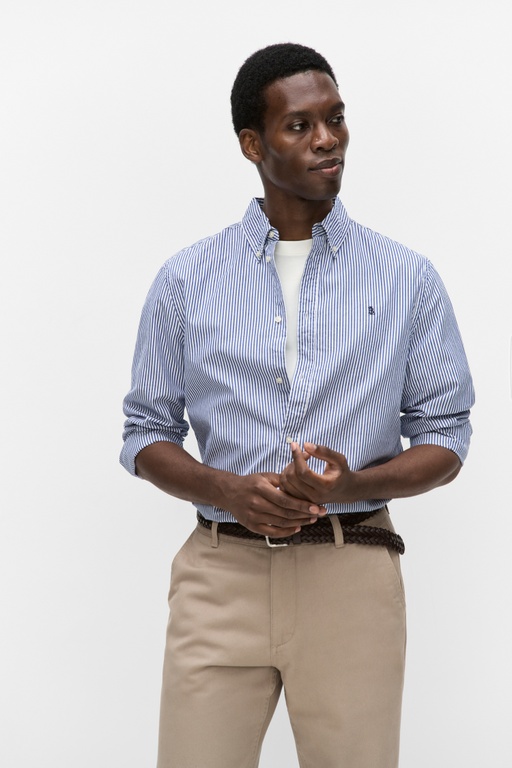Stefano poplin shirt CLASSIC BLUE