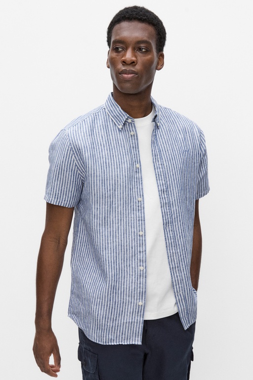 Eric linen shirt Eric linen shirt BLUE STRIPE