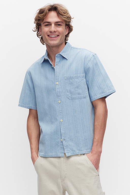 Robin denim shirt LT BLUE WASH