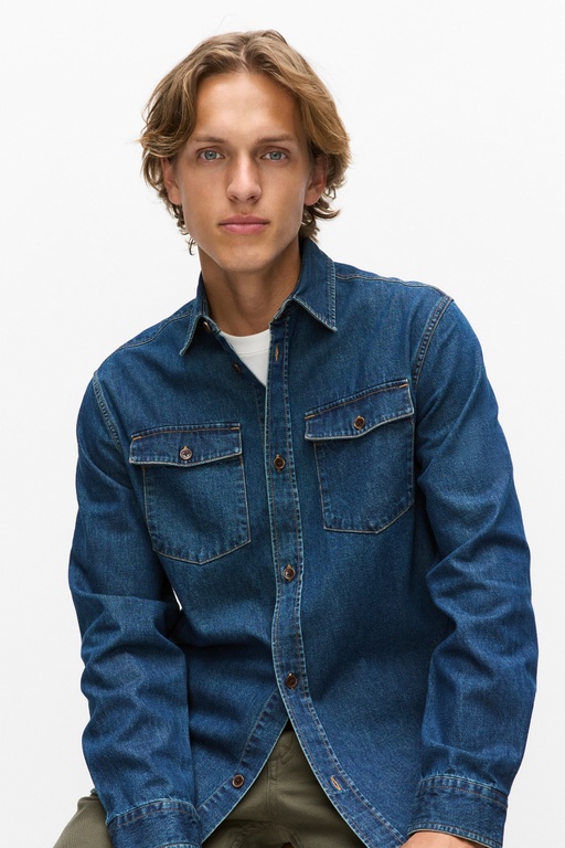 Greg denim shirt DENIM BLUE