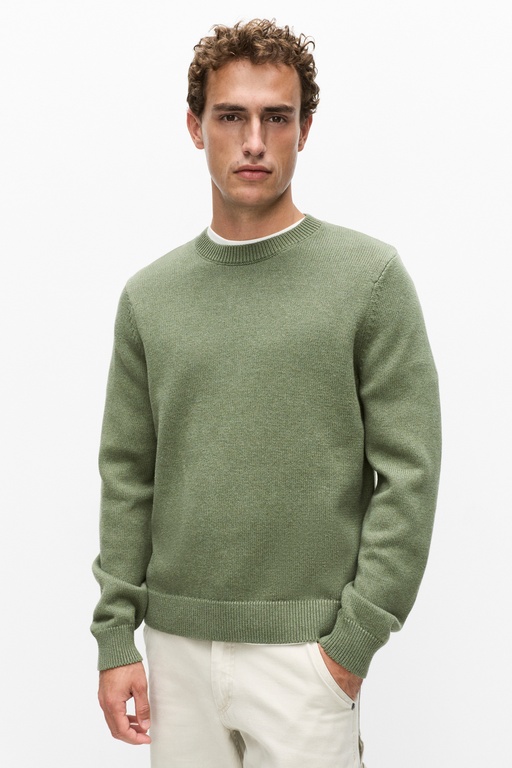 Samuel crew neck Samuel crew neck GREEN MELANGE