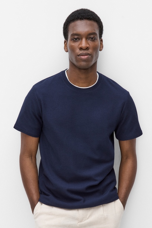 Roberto structure tee NAVY