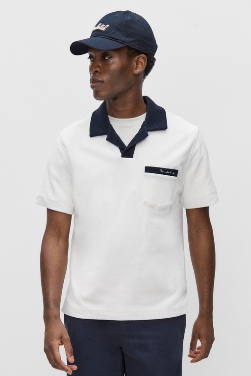 Ola terry poloshirt Ola terry poloshirt WHITE