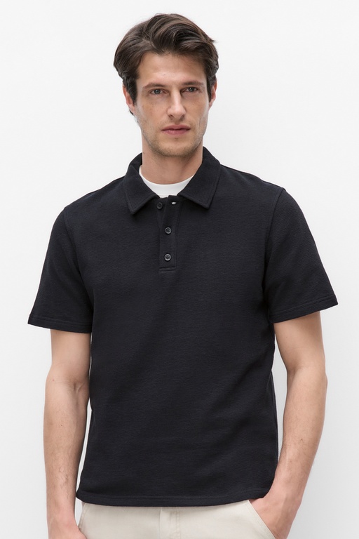 George polo shirt BLACK