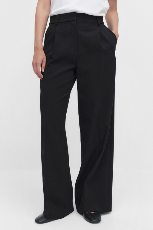 Gine wide trousers Gine wide trousers BLACK