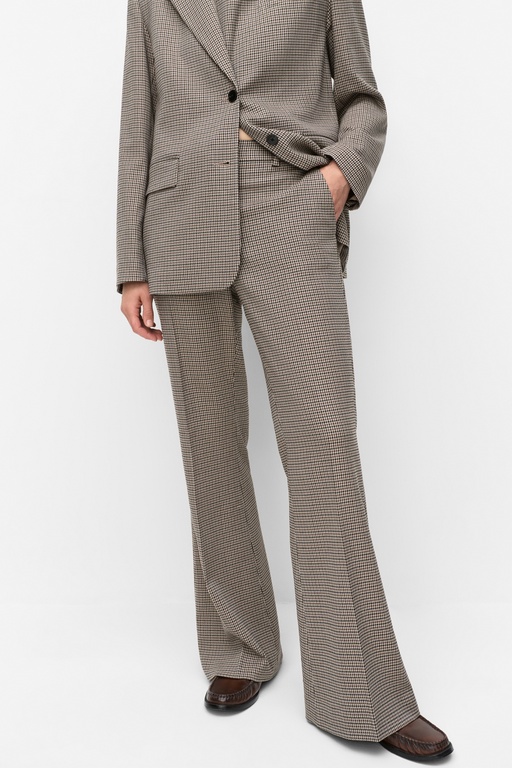 Emma flare trousers CHECK