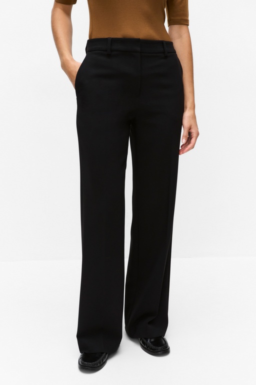 Emma straight trousers Emma straight trousers BLACK