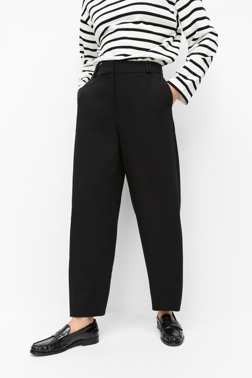 Emma barrel trousers Emma barrel trousers BLACK