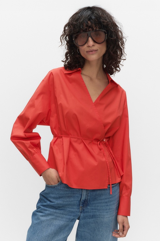 Flora blouse RED