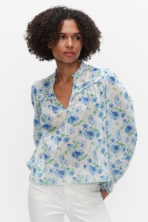 Luisa blouse BLUE FLOWER