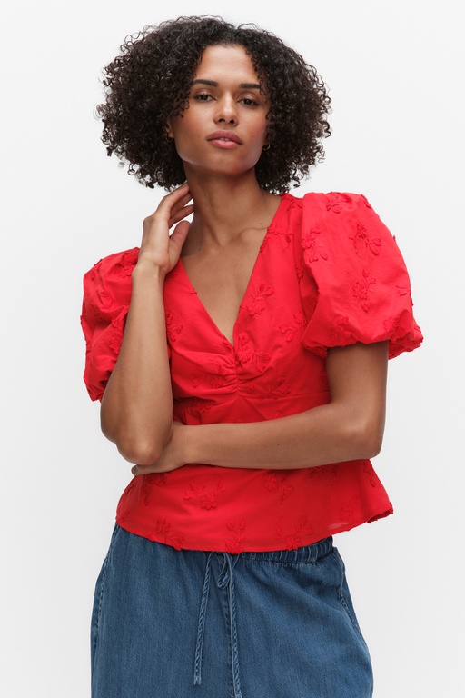 Polly blouse RED