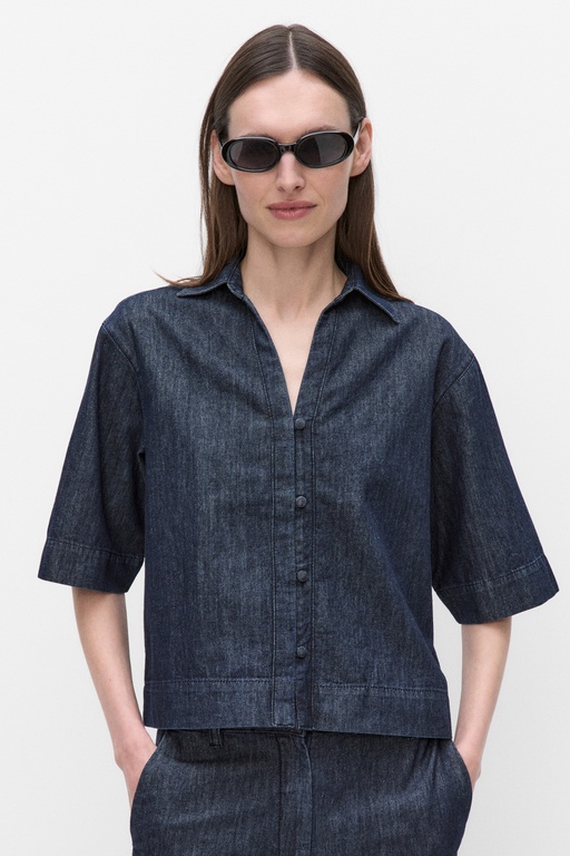 Lilian blouse DARK BLUE