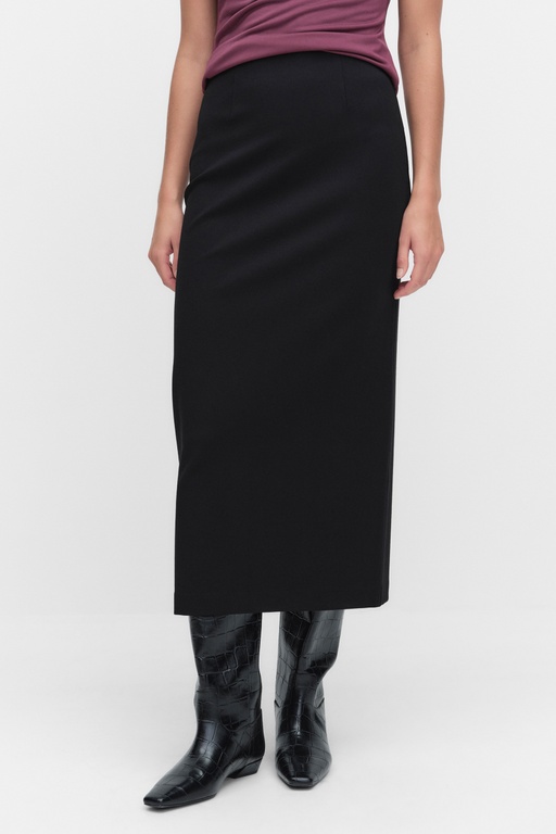 Hannah Jersey Skirt BLACK