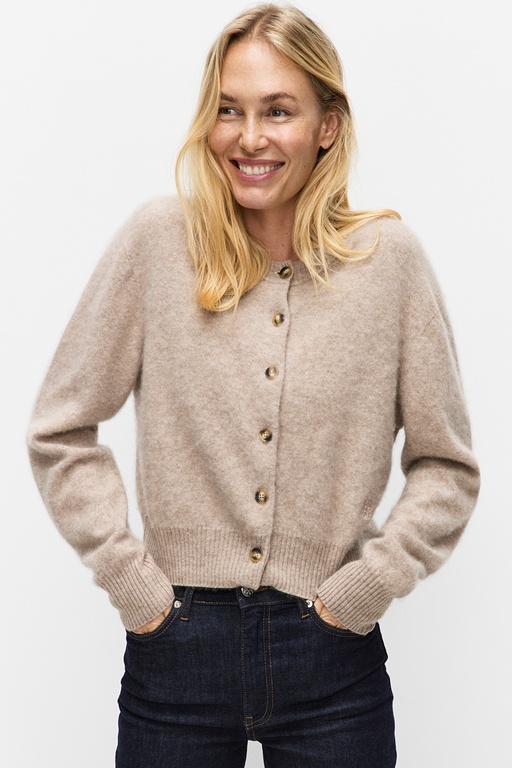 Bianca cardigan LT TAUP MEL