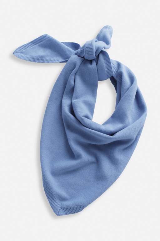 Ania triangle scarf BLUE