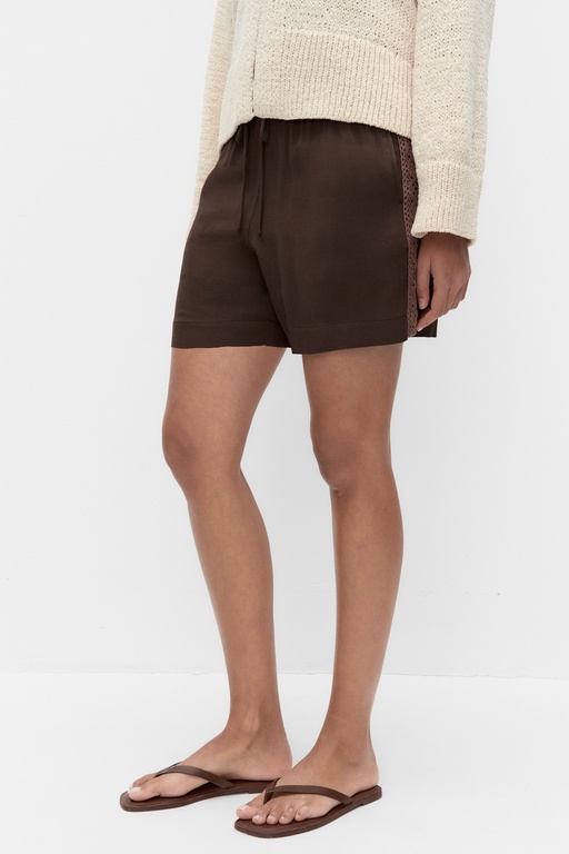 Hazel shorts Hazel shorts DARK BROWN