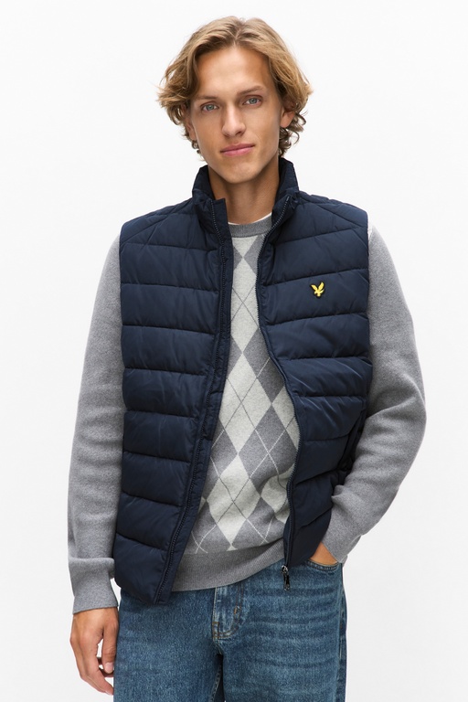 Quilted gilet Quilted gilet DARK NAVY