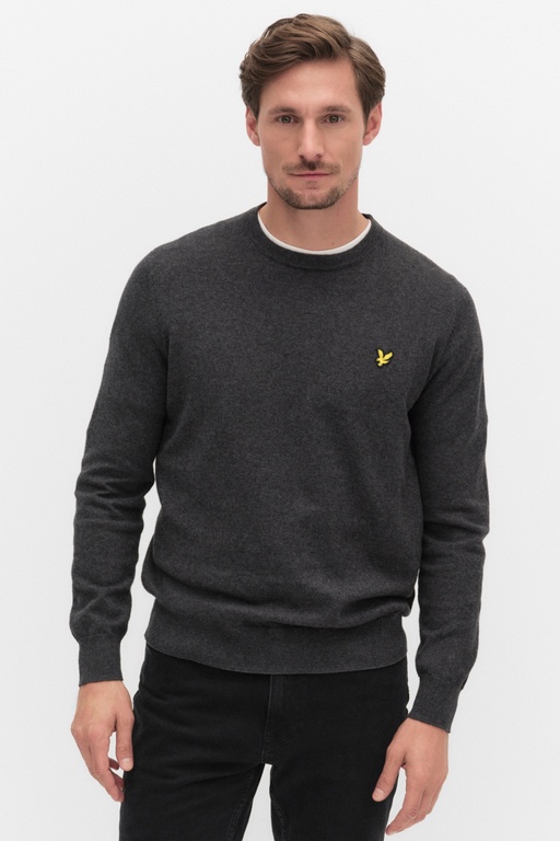Cotton merino jumper Cotton merino jumper CHARCOAL MARL