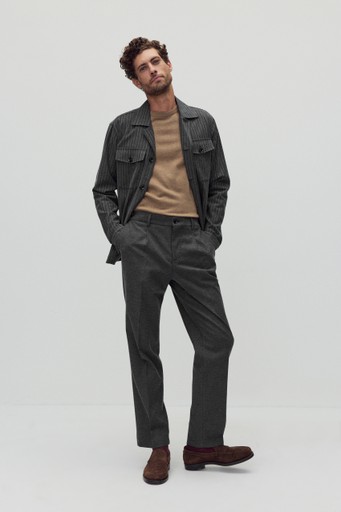 Nico pinstripe overshirt