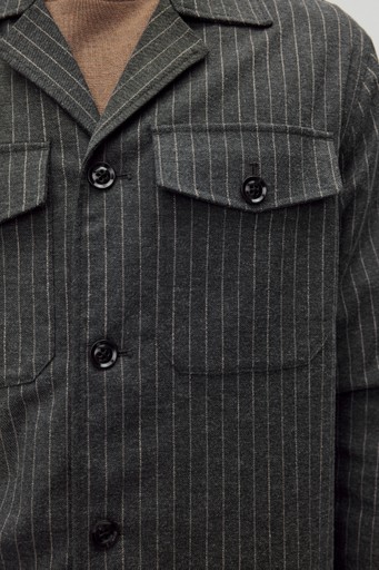 Nico pinstripe overshirt