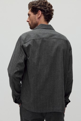 Nico pinstripe overshirt