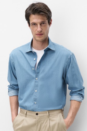 Shift w denim shirt