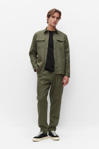 Quincy linen overshi
