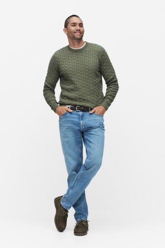 Dave cable crew neck