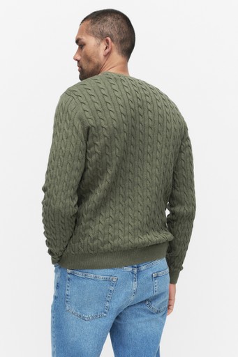 Dave cable crew neck