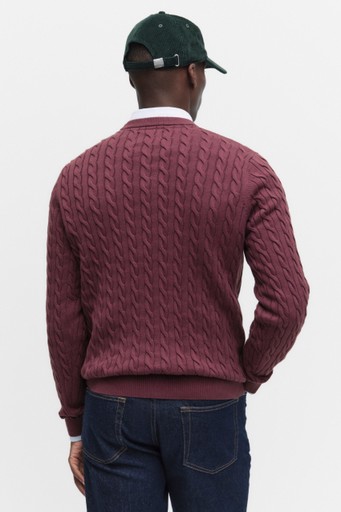 Dave cable crew neck