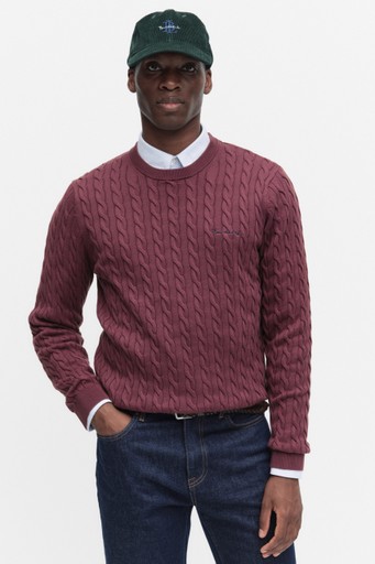 Dave cable crew neck