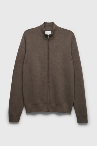 Roman zip cardigan